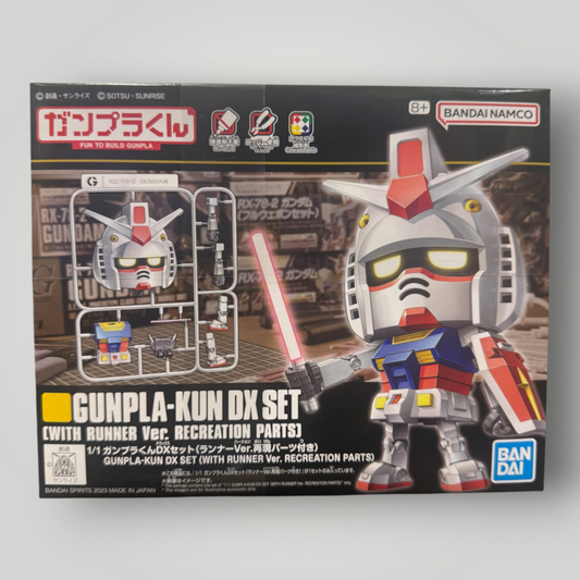 Mobile Suit Gundam Gunpla-Kun DX (With Runner Ver. Recreation Parts) Model Kit