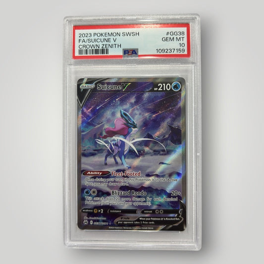 Suicune V GG38/GG70 PSA 10