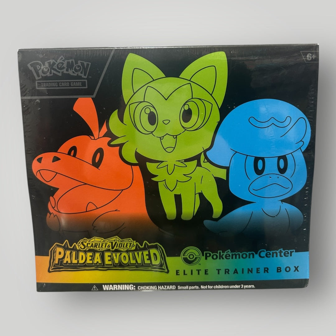 Pokémon Paldea evolved Pokémon center Elite Trainer box
