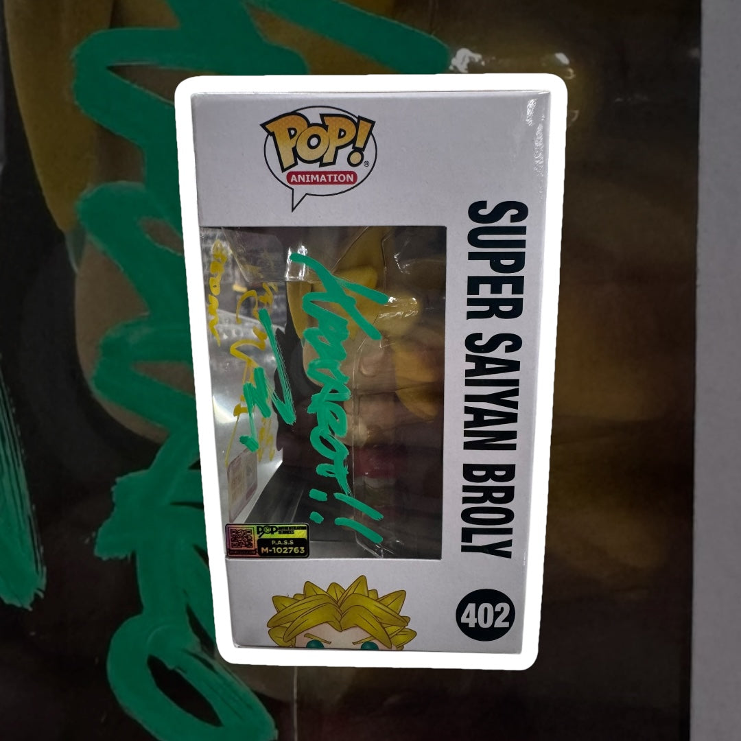 Dragon Ball Z Super Saiyan Broly SDCC Autograph by Vic Mignogna