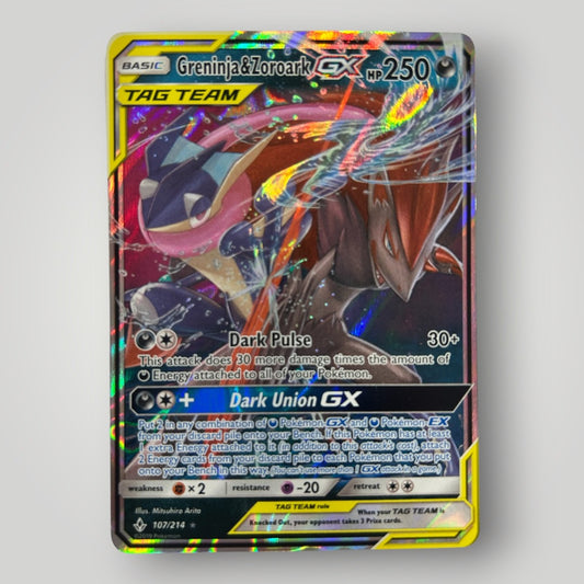 Greninja & Zoroark Gx 107/214