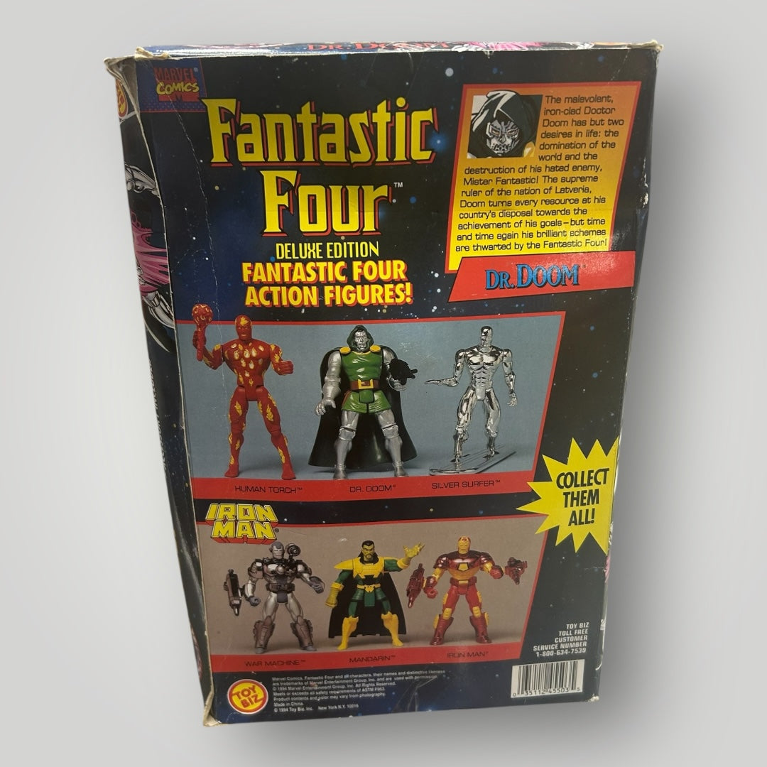 1994 Toy Biz Fantastic Four Dr Doom Deluxe Edition 10" Figure MISB