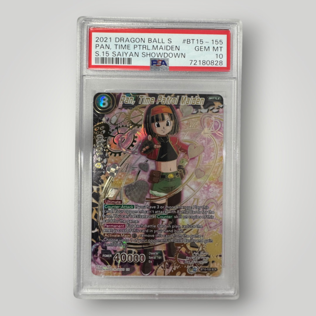 Pan, Time Patrol Maiden - Saiyan Showdown (DBS-B15) PSA 10