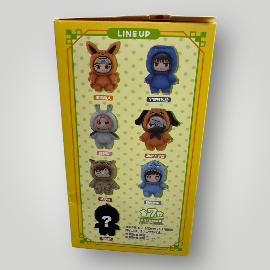 TOP TOY Naruto Beast Party Plush Keychains Gift Blind Box (Authentic)