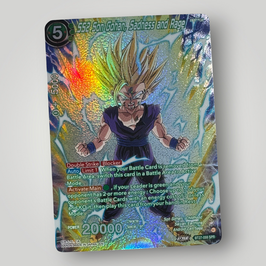 SS2 Son Gohan, Sadness and Rage BT27-059